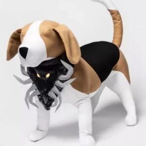 Hyde & Eek! Halloween Costume Faux Fur Spider Reflective Bandana Collar Slide